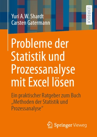 Book Cover for the German translation of <i>Statistics for Chemical and Process Engineers</i>.