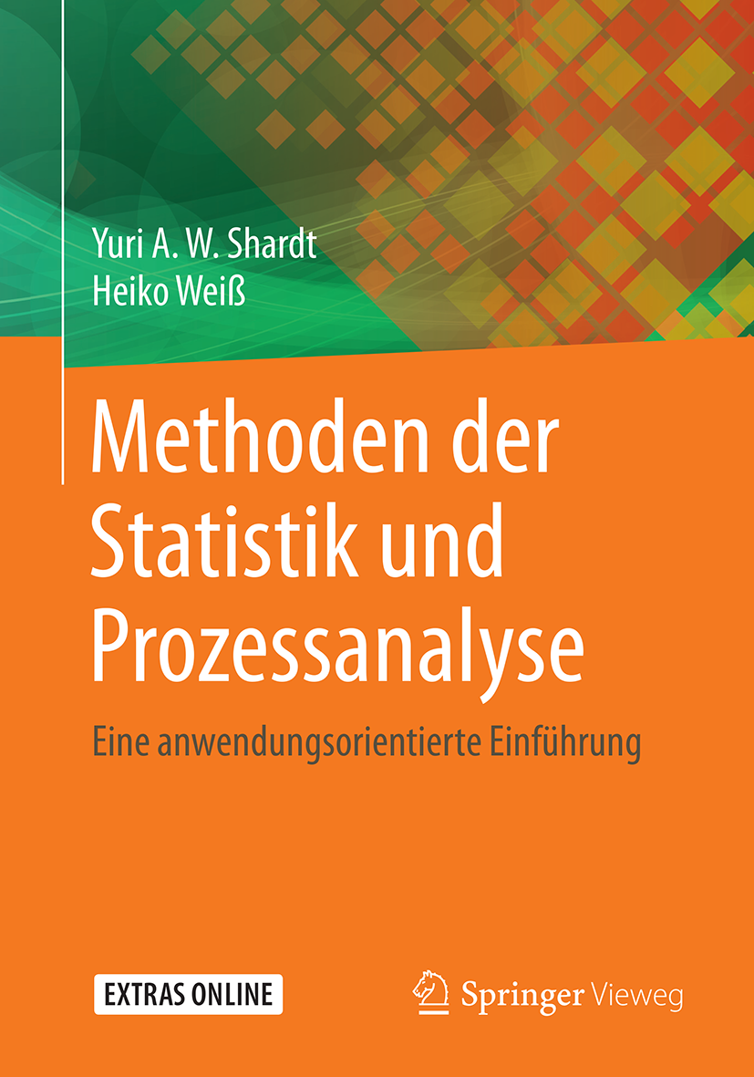 Book Cover of German translation of <i>Statistics for Chemical and Process Engineers</i>.
