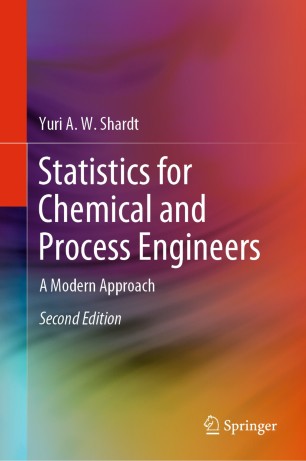 Book Cover of <i>Statistics for Chemical and Process Engineers</i>, second edition.