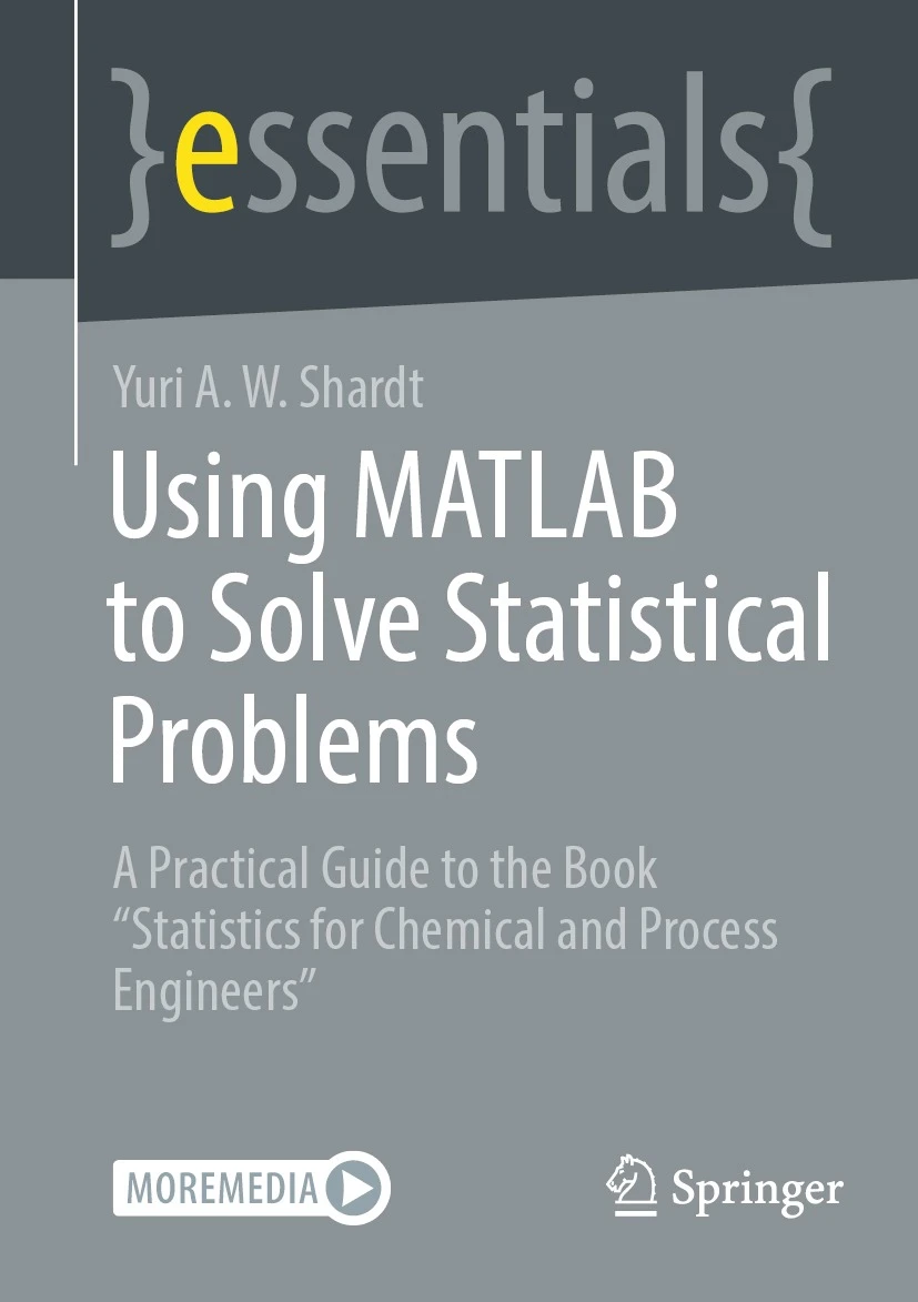 Book Cover for <i>Using MATLAB to Solve Statistical Problems</i>.